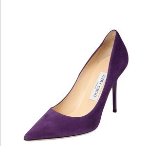 New Jimmy Choo - Purple Abel Suede Pumps